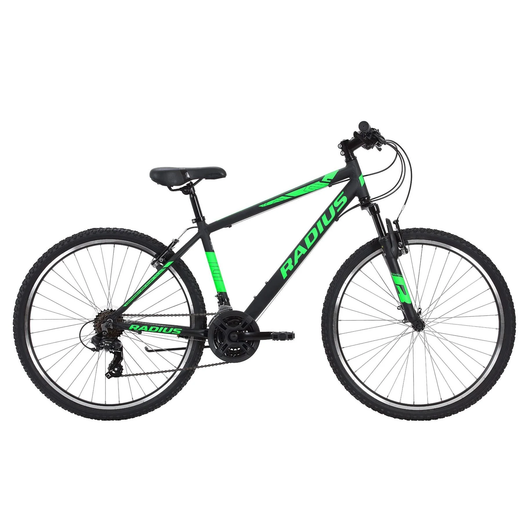 Radius Targa 20 Matte Black/Neon Green