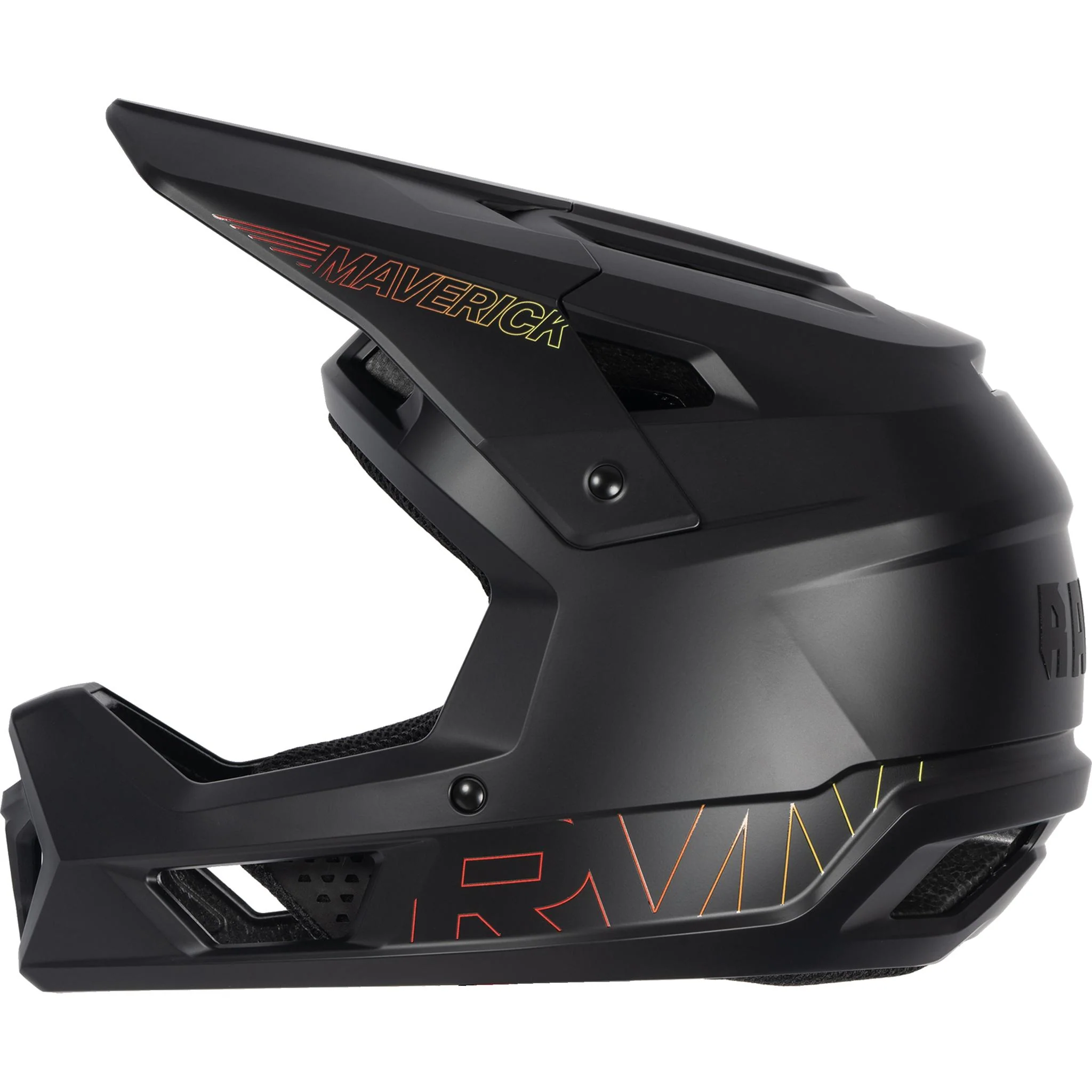 Raven Maverick Full-Face Youth Helmet Black - Image 3