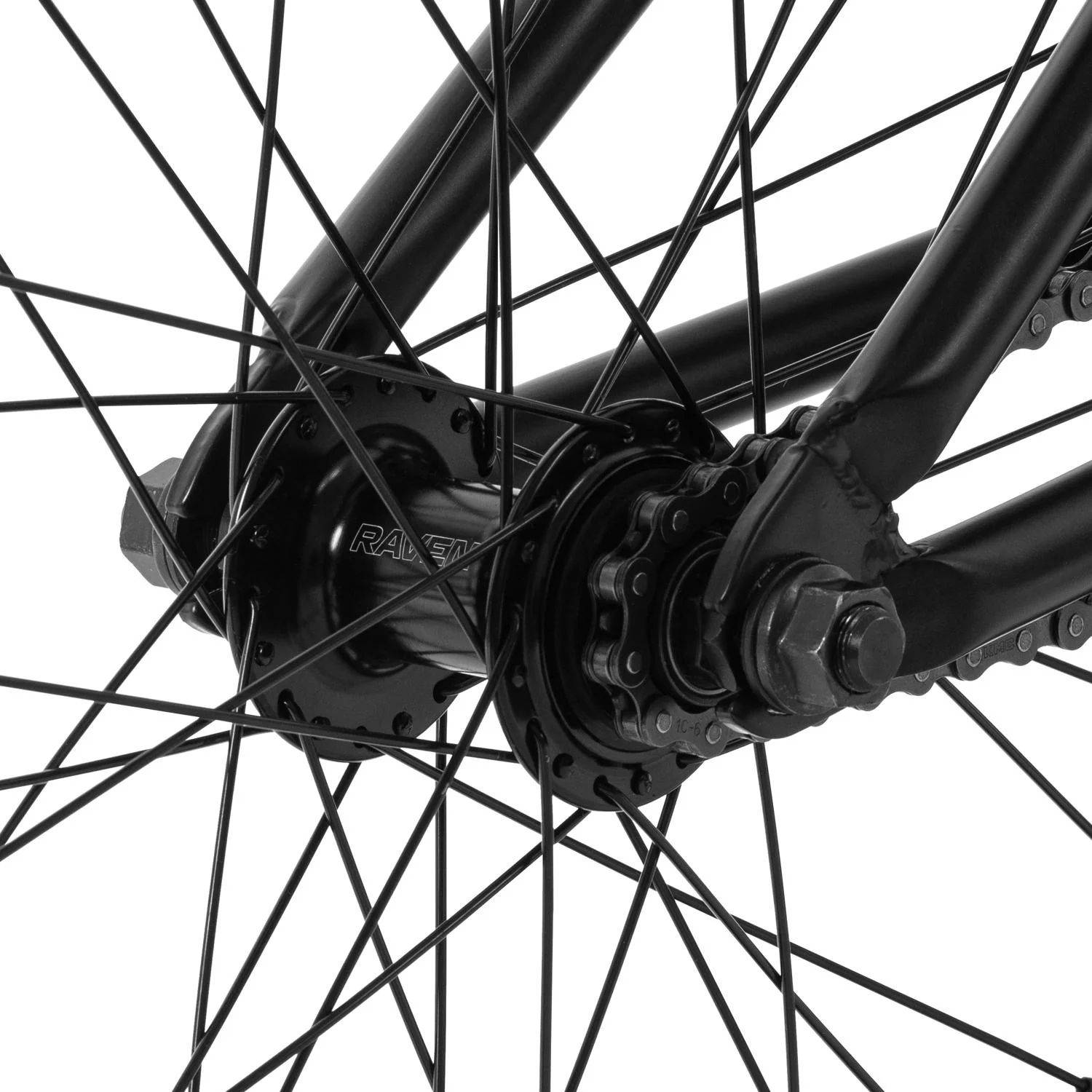 Raven Trickster 16'' BMX Bike Gloss Black - Image 3