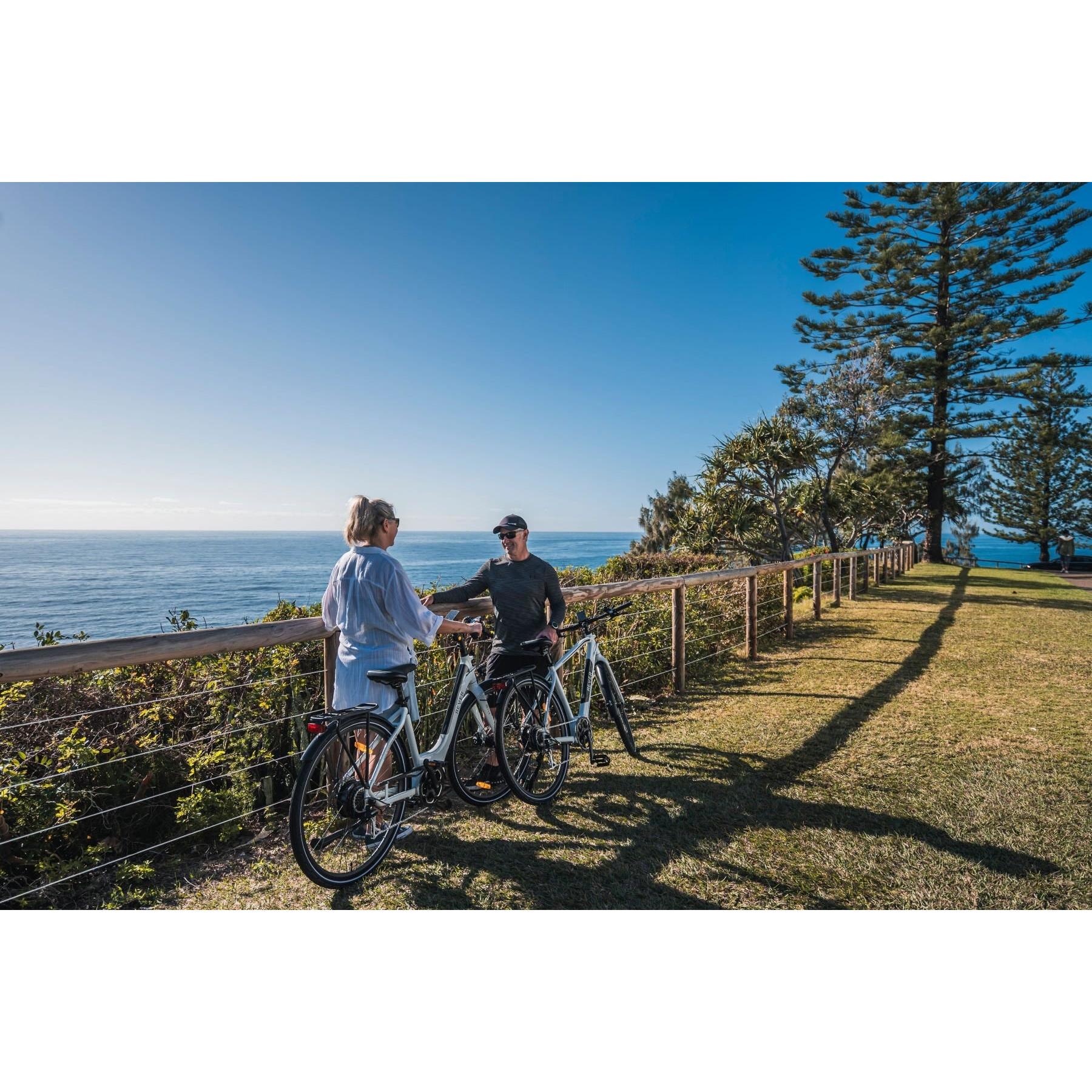 Rever Urban Amalfi Electric Hbrid Bike Grey - Image 5