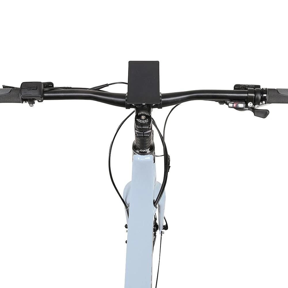 Rever Urban Women's Step Through Electric Bike White/Silver - Image 3
