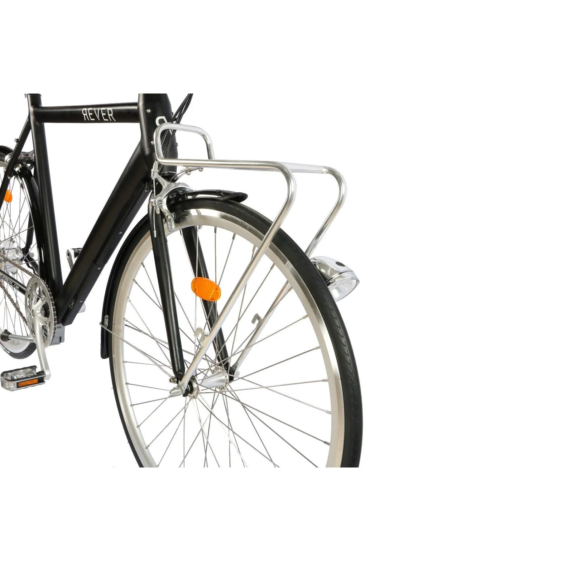 Rever Vintage Electric Bike Black - Image 4