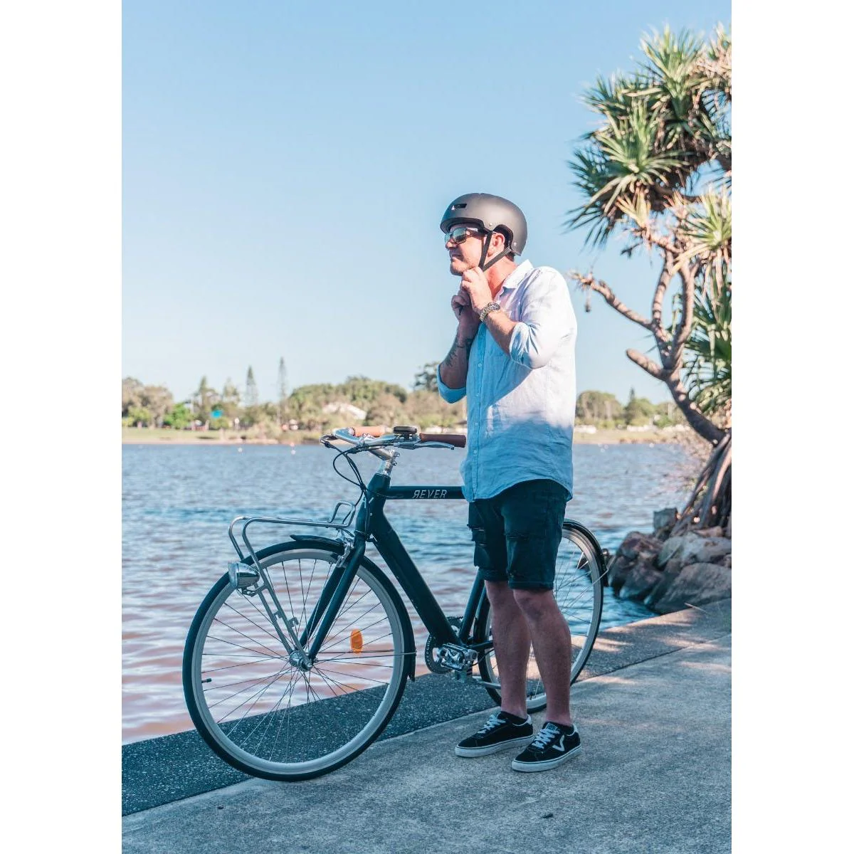 Rever Vintage Electric Bike Black - Image 9