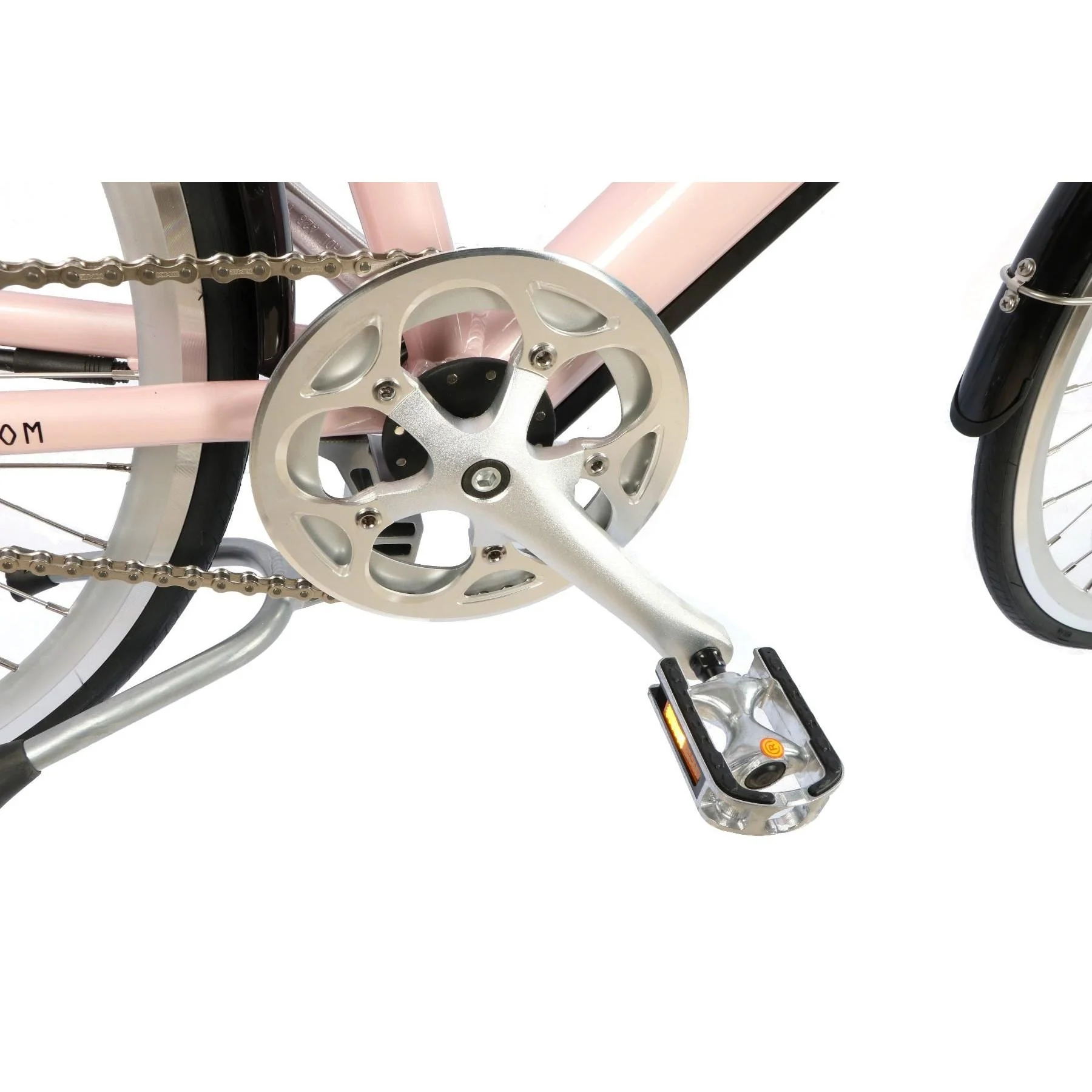 Rever Vintage Womens Electric Bike Pink - Image 2