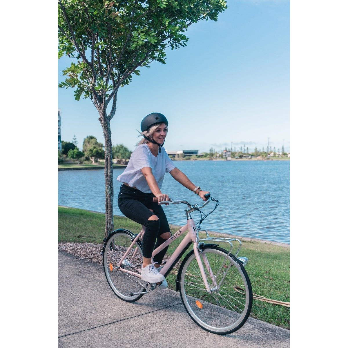 Rever Vintage Womens Electric Bike Pink - Image 5