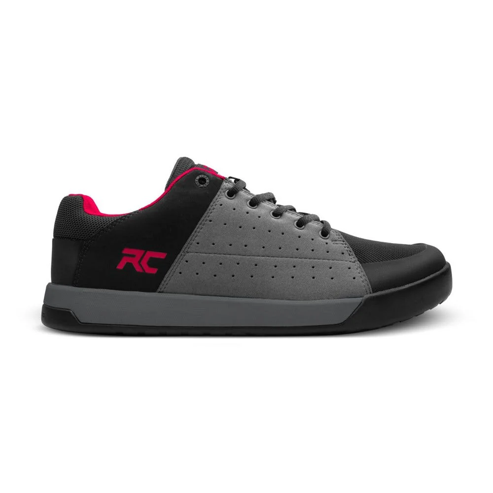 Ride Concepts Livewire Flat Pedal Shoes Charcoal/Red