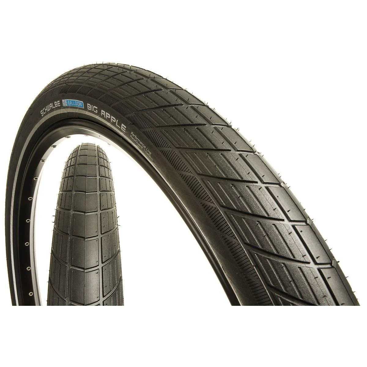 Schwalbe Big Apple Kevlar Slick Tyre 20 x 2.15