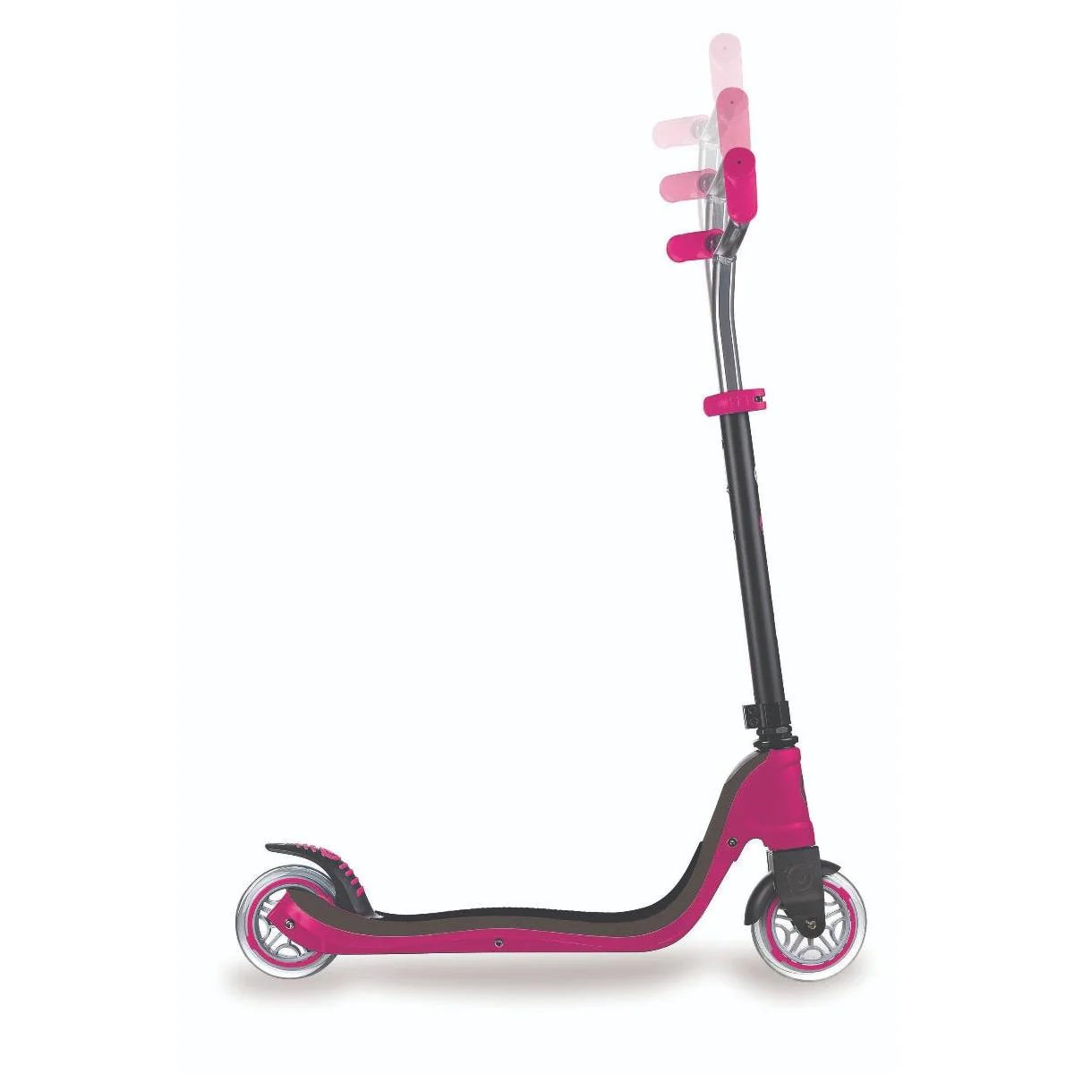 Scooter Globber Flow Lights 125 Ruby Grey - Image 3
