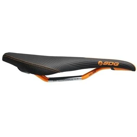 SDG Duster MTB Saddle Cro-Mo Performance Black/Orange - Image 2