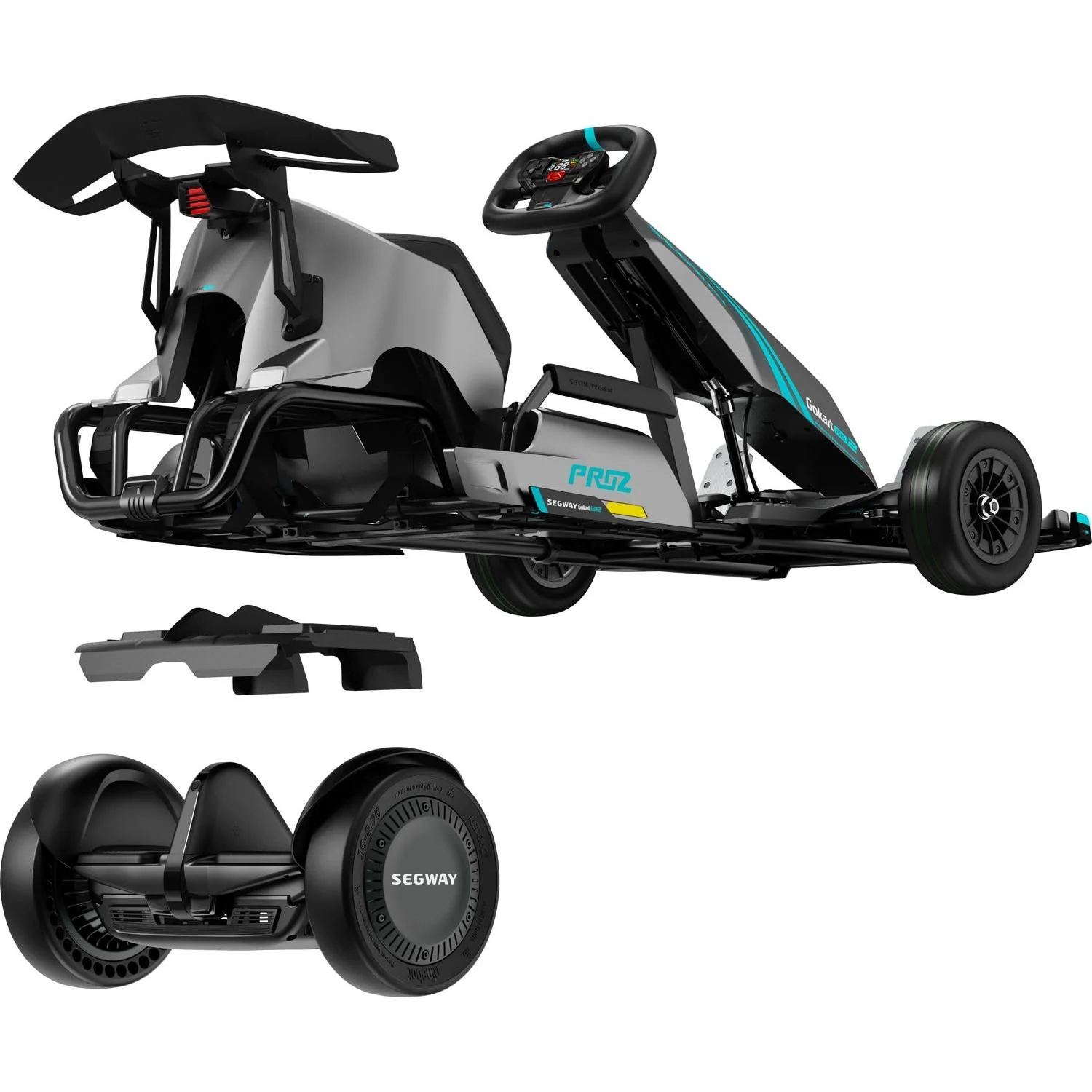 Segway Ninebot Go-Kart Pro2 Electric Go-Kart Grey/Teal - Image 7