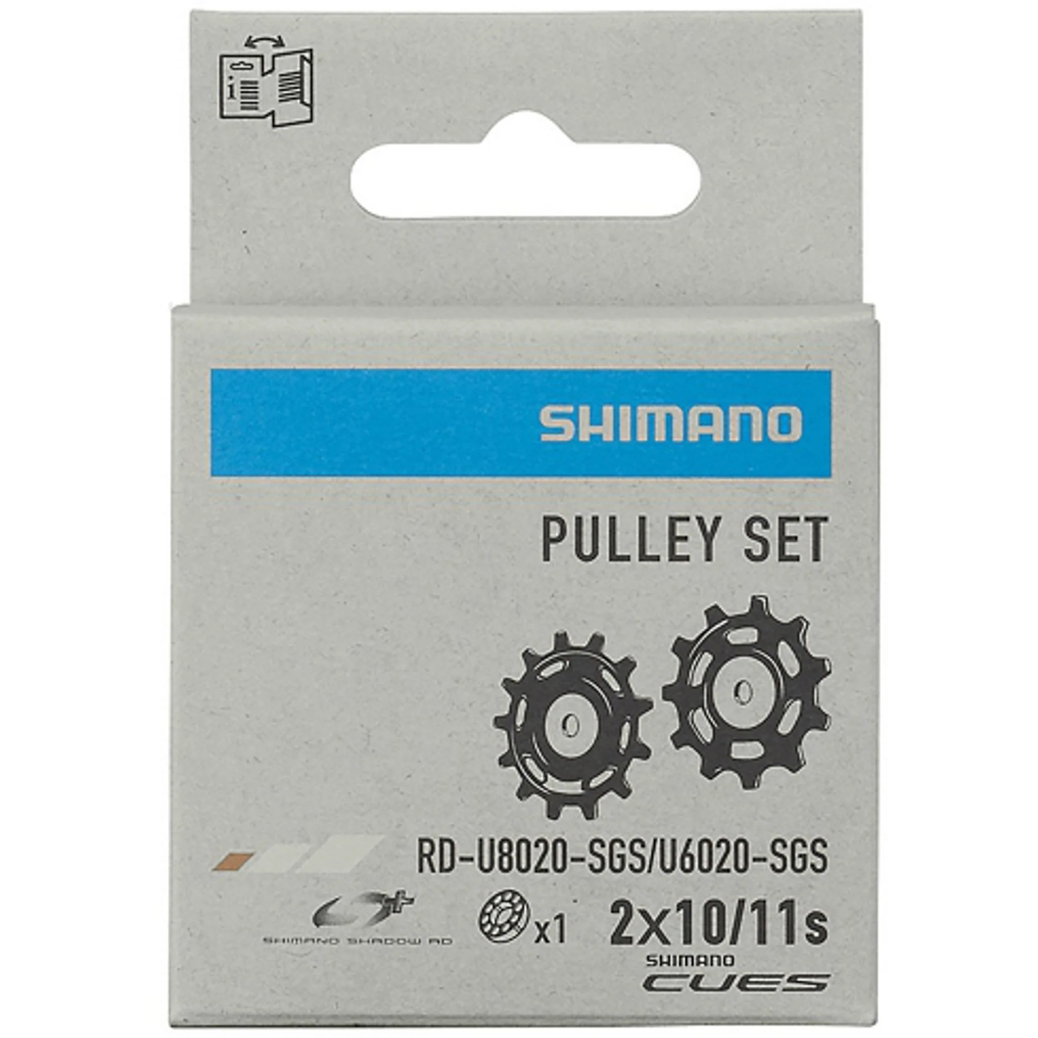 Shimano CUES 10/11-Speed Pulley Set for RD-U8020 Black - Image 2