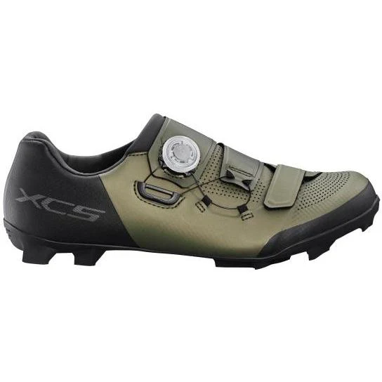 Shimano XC502 E-Width Mens MTB Shoes Green/Black 2022