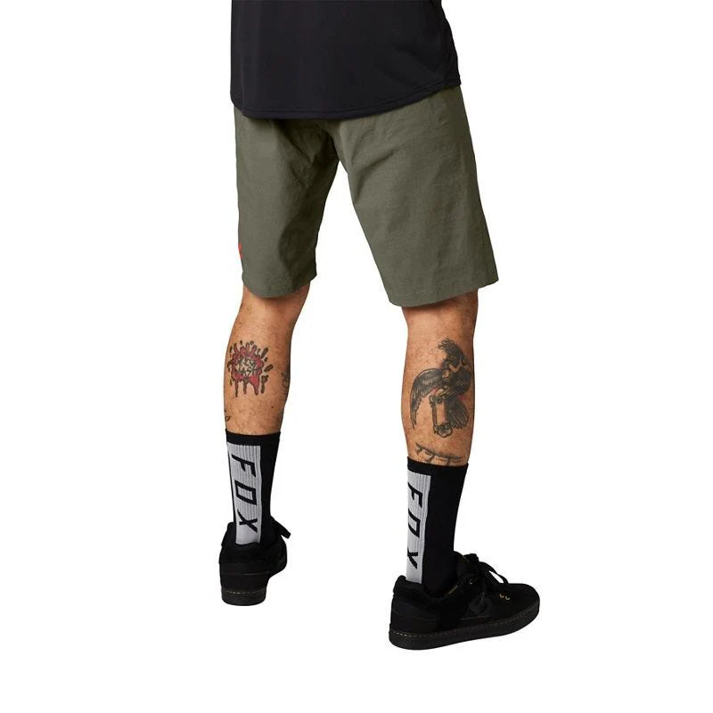 FOX Ranger Lite Shorts Olive Green - Image 4