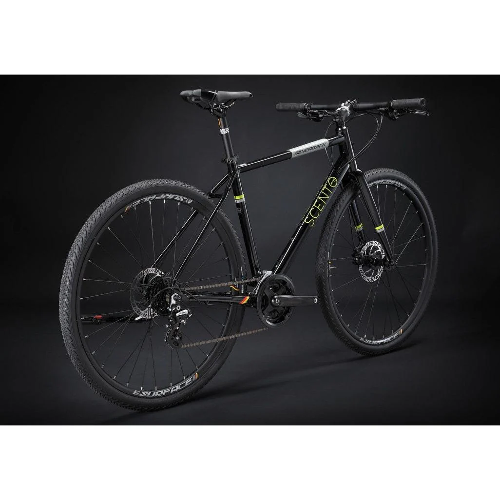 Silverback Scento Metro HD Flat Bar Road Bike Black/Yellow - Image 5