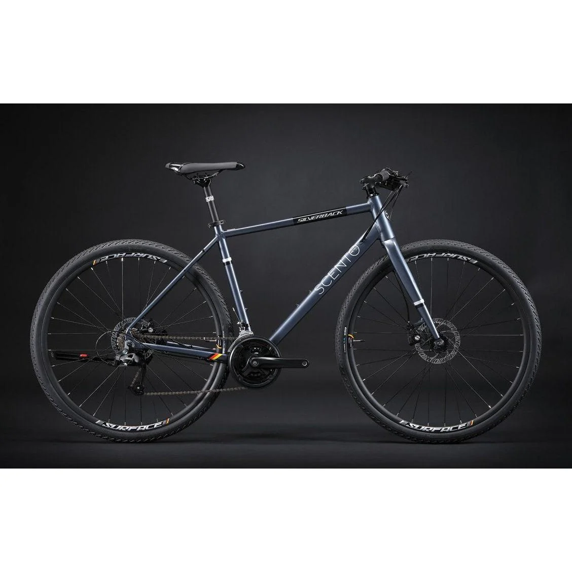 Silverback Scento Metro MD Flat Bar Road Bike Grey/Silver - Image 2