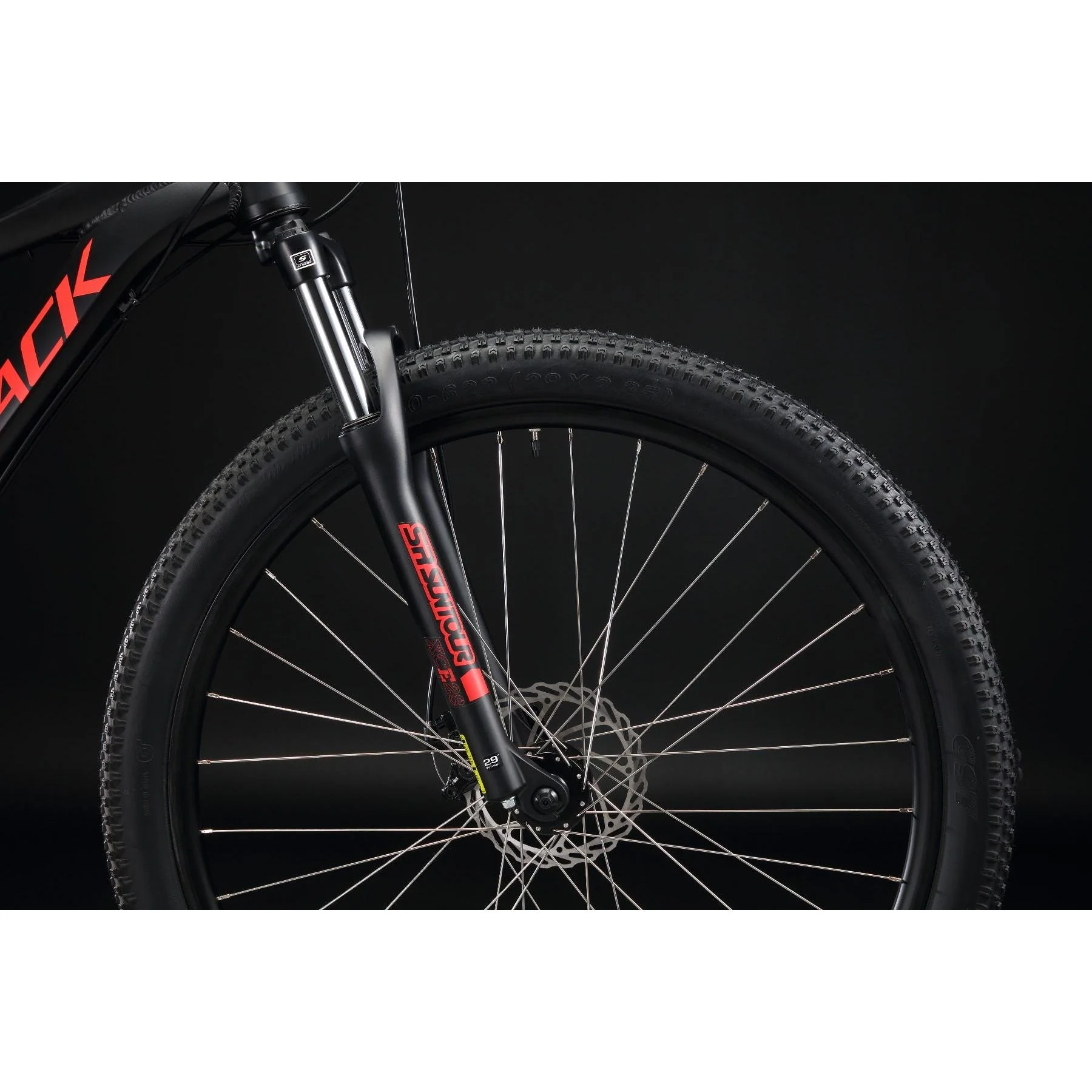 Silverback Stride Delight 29 MD Mountain Bike Black/Red - Image 4