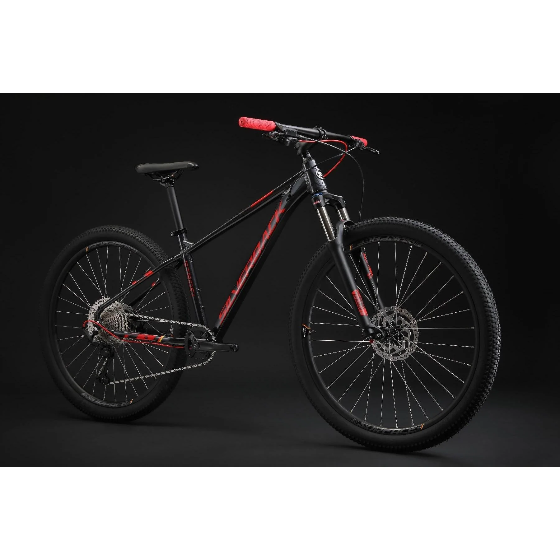 Silverback Stride Elite Mountain Bike Charcoal/Watermelon - Image 11