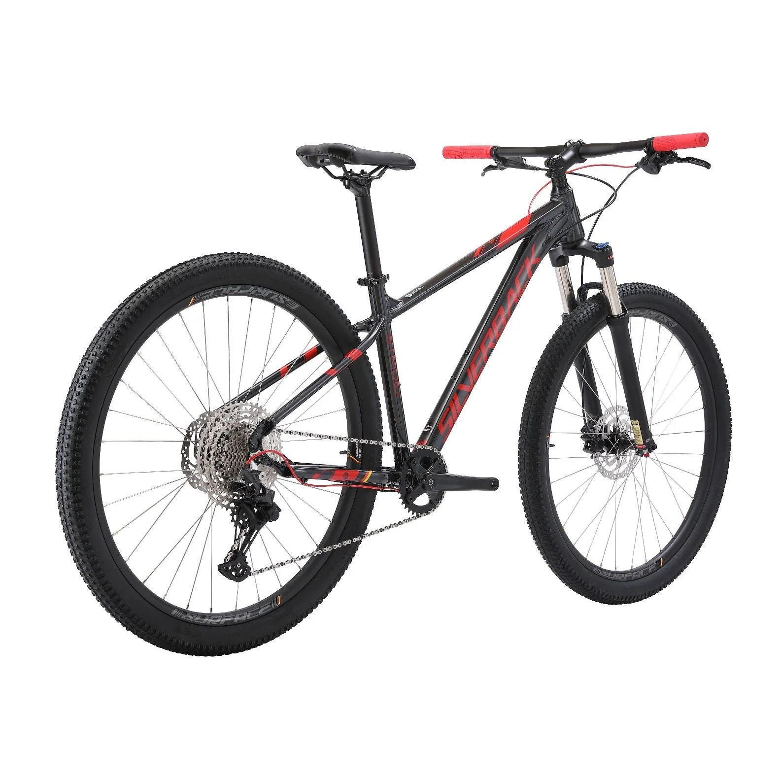 Silverback Stride Elite Mountain Bike Charcoal/Watermelon - Image 4