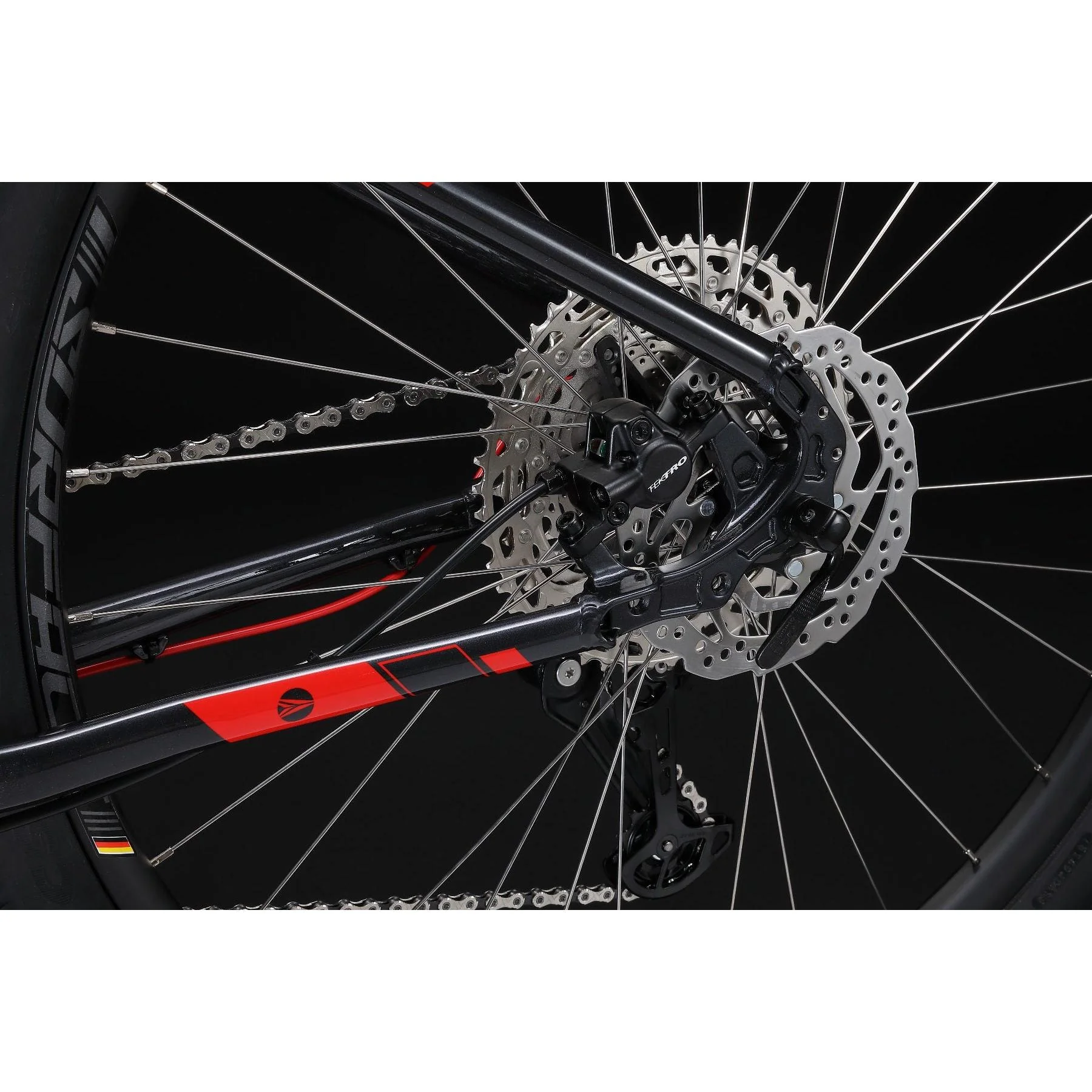 Silverback Stride Elite Mountain Bike Charcoal/Watermelon - Image 6