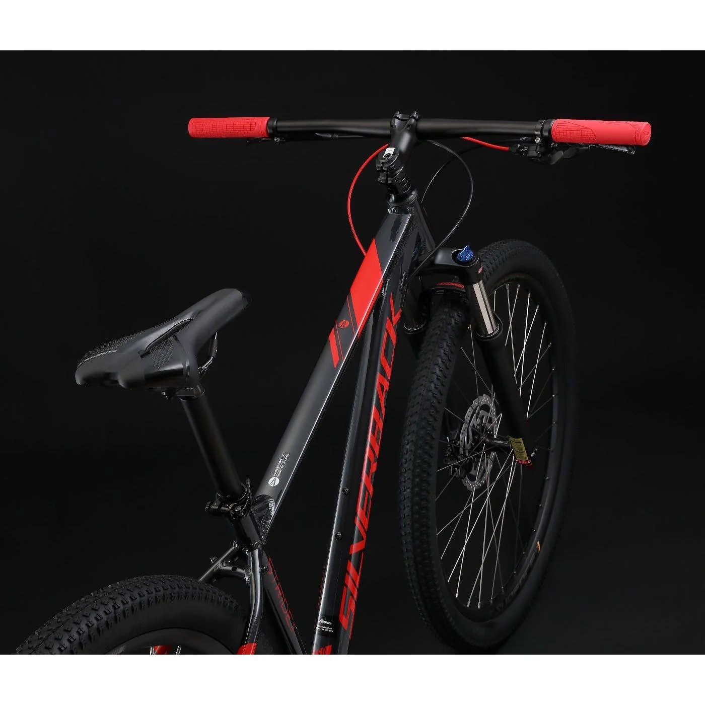 Silverback Stride Elite Mountain Bike Charcoal/Watermelon - Image 8