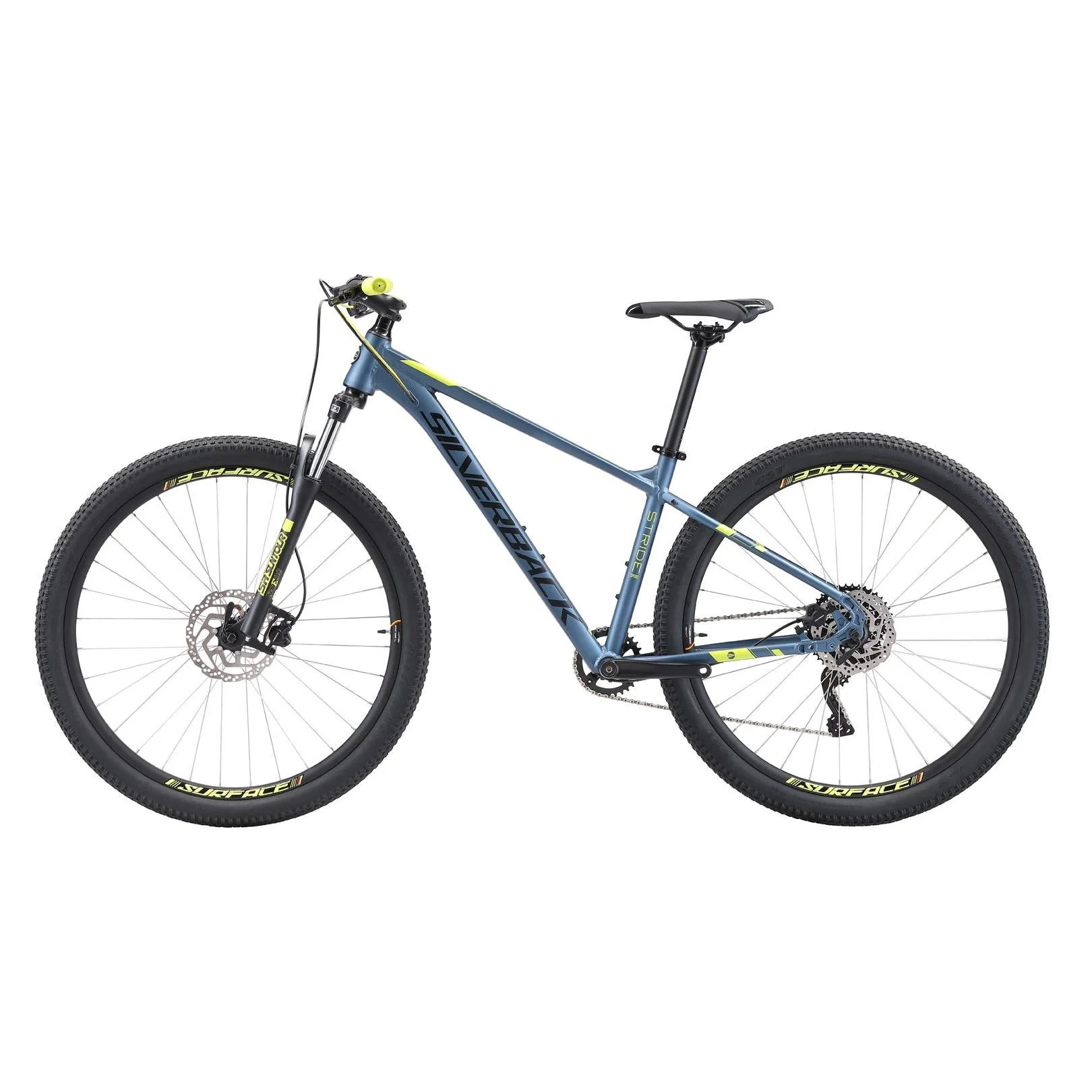 Silverback Stride Sport Mountain Bike Anthracite/Gloss Lime - Image 2