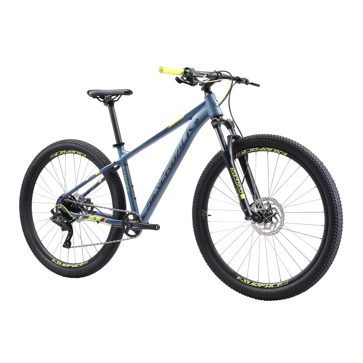 Silverback Stride Sport Mountain Bike Anthracite/Gloss Lime - Image 3