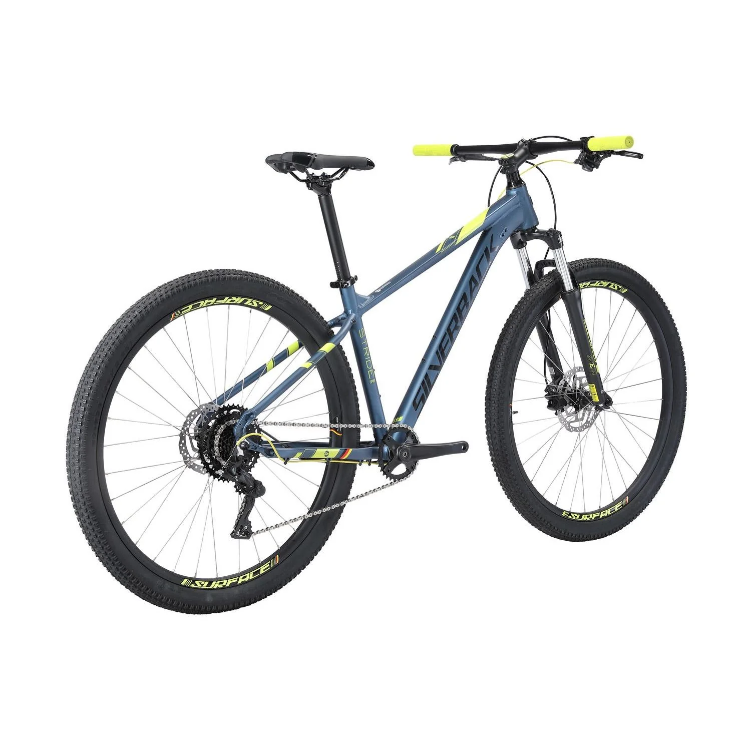 Silverback Stride Sport Mountain Bike Anthracite/Gloss Lime - Image 5