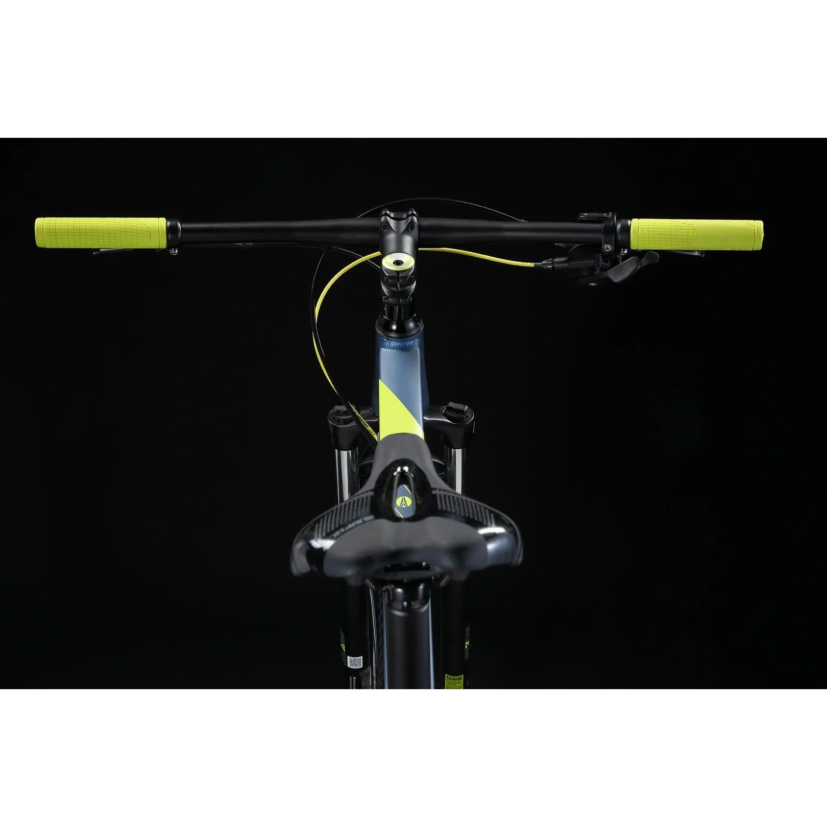 Silverback Stride Sport Mountain Bike Anthracite/Gloss Lime - Image 9