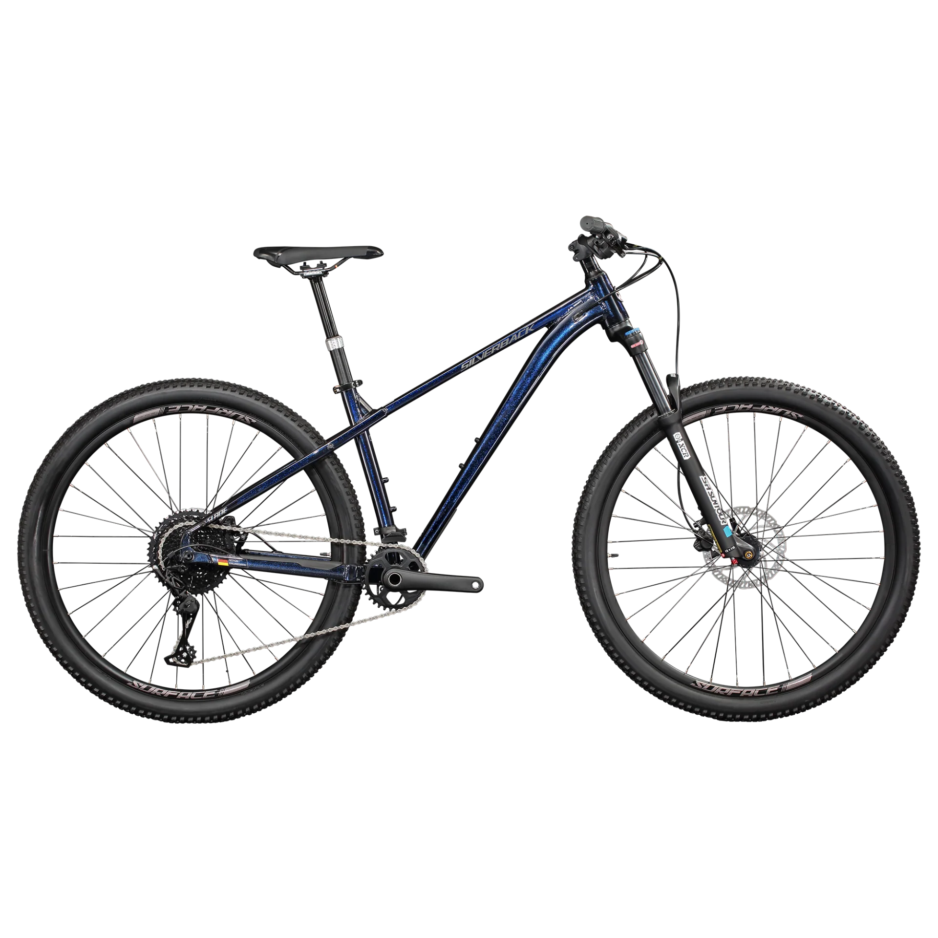 Silverback Slade Comp Hardtail Trail Bike Blue Grey