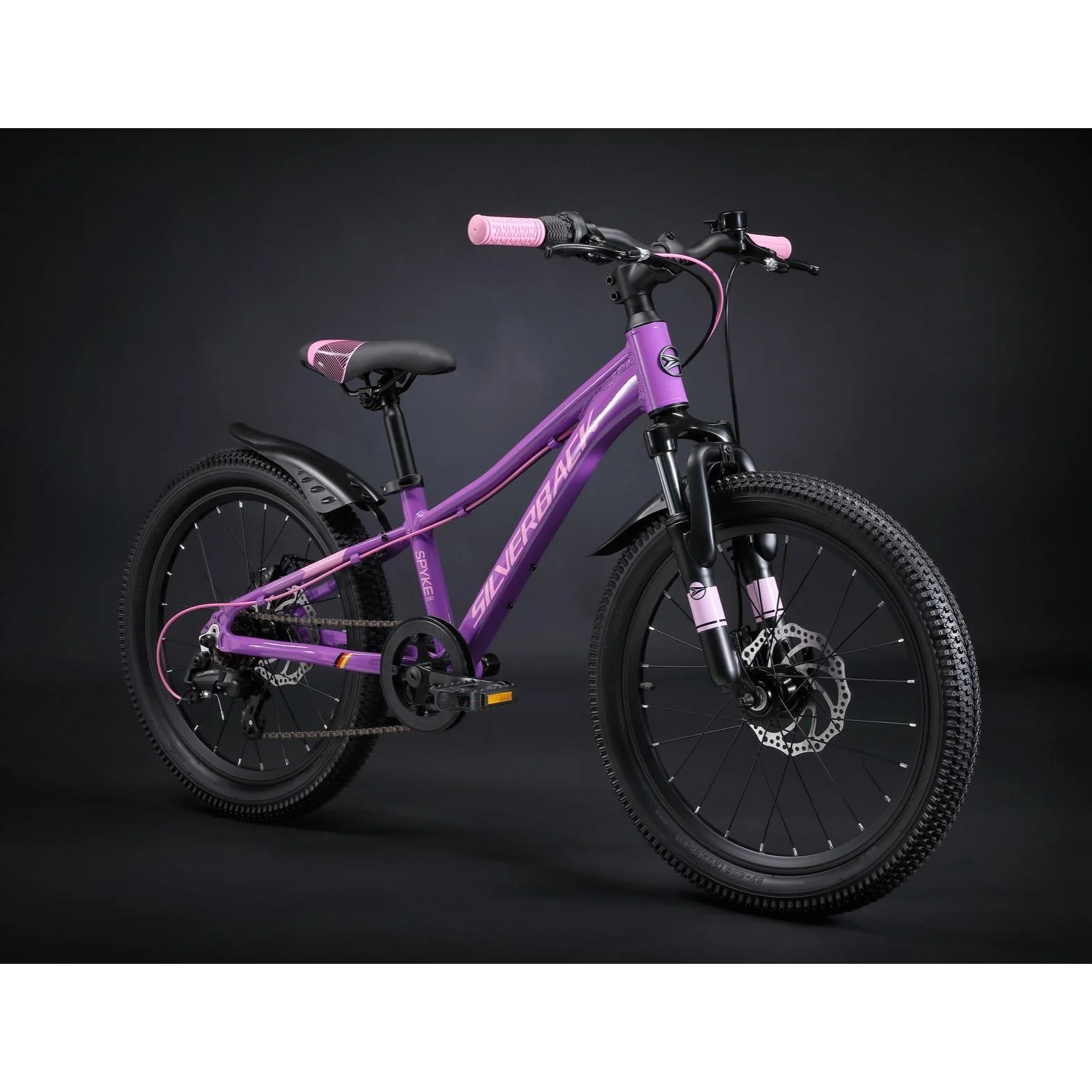 Silverback Spyke 20'' Kid's Mountain Bike Purple/Pink - Image 5
