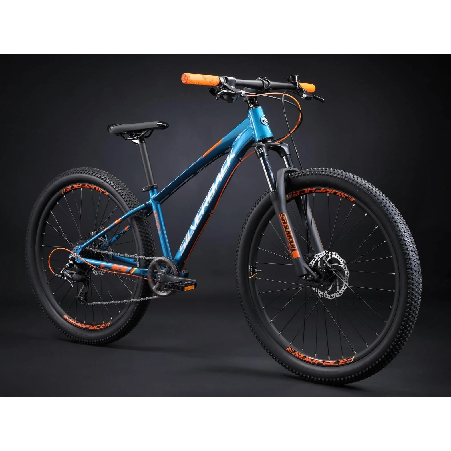 Silverback Spyke 26'' Kid's Mountain Bike Blue/Orange - Image 5