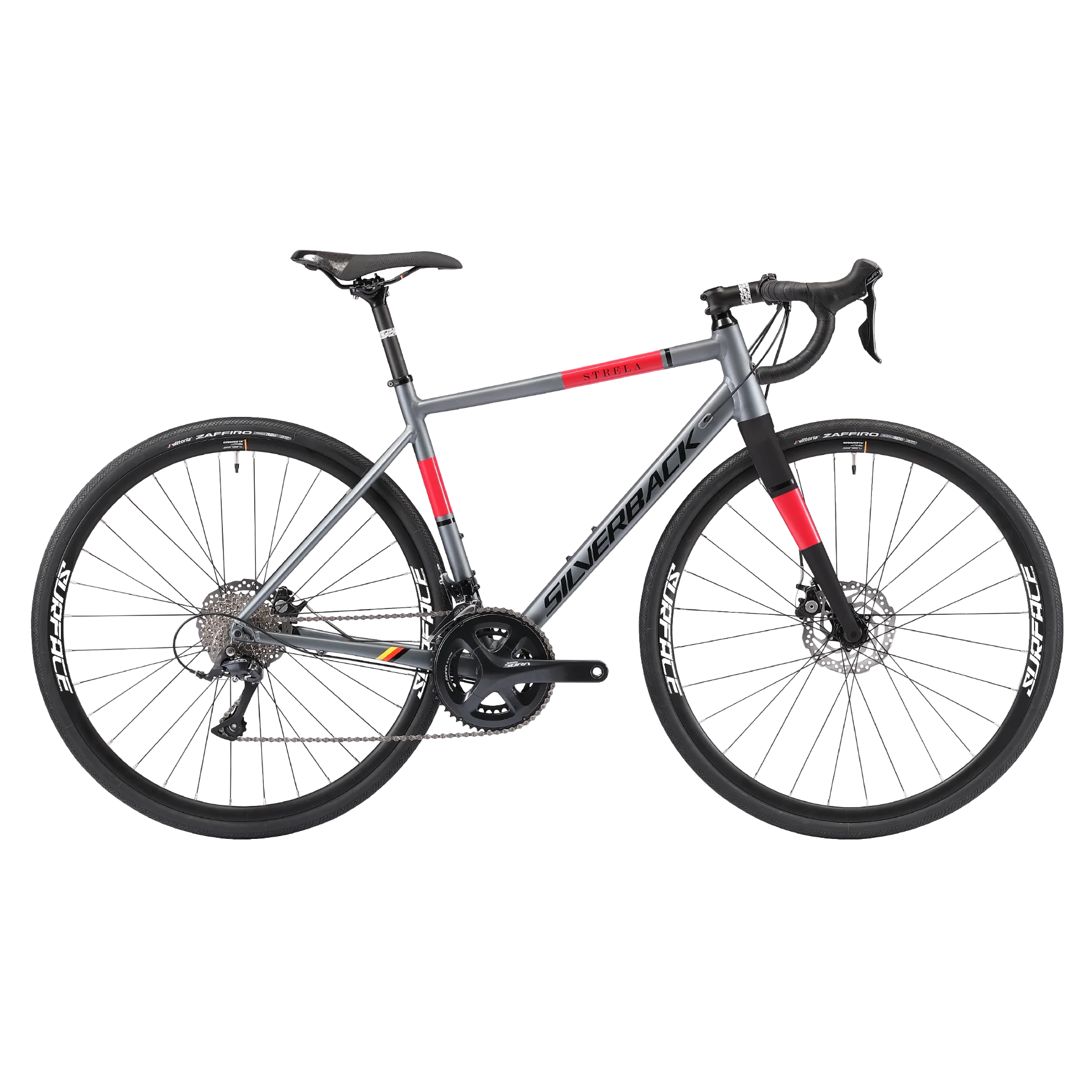 Silverback Strela Sport Disc Road Bike Satin Charcoal/Watermelon (2020)