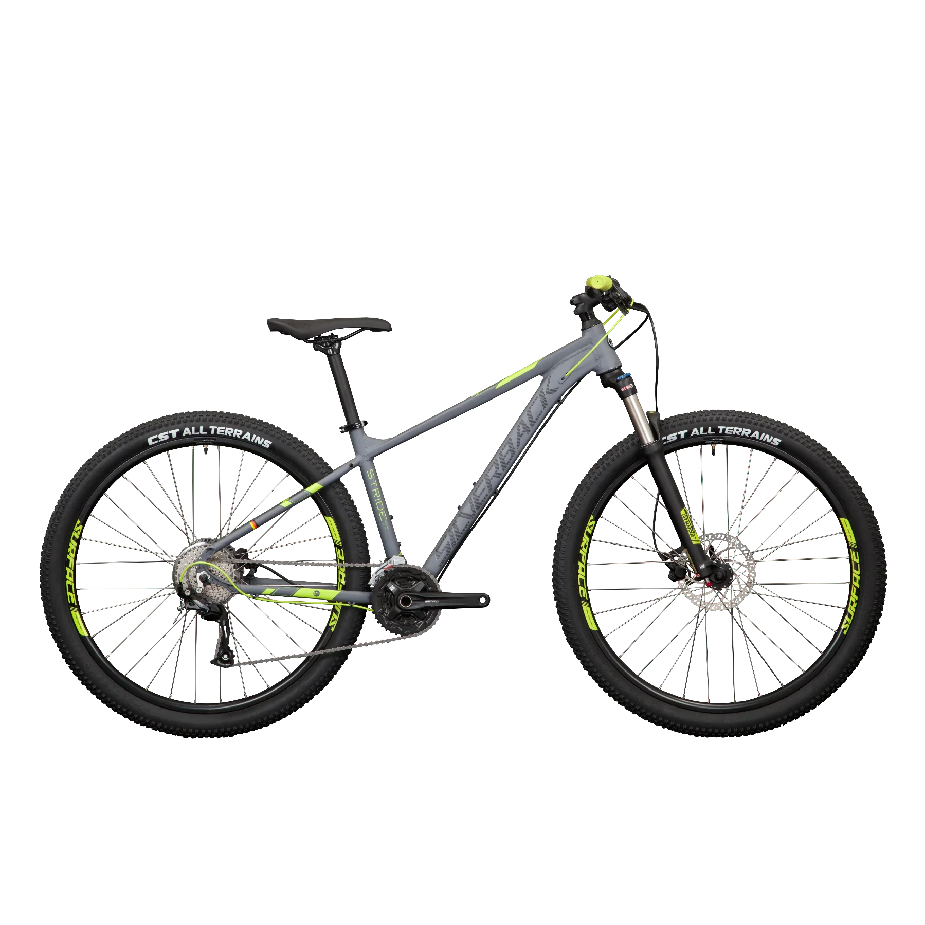 Silverback Stride Elite SE 29 Mountain Bike Grey/Lime (2020)