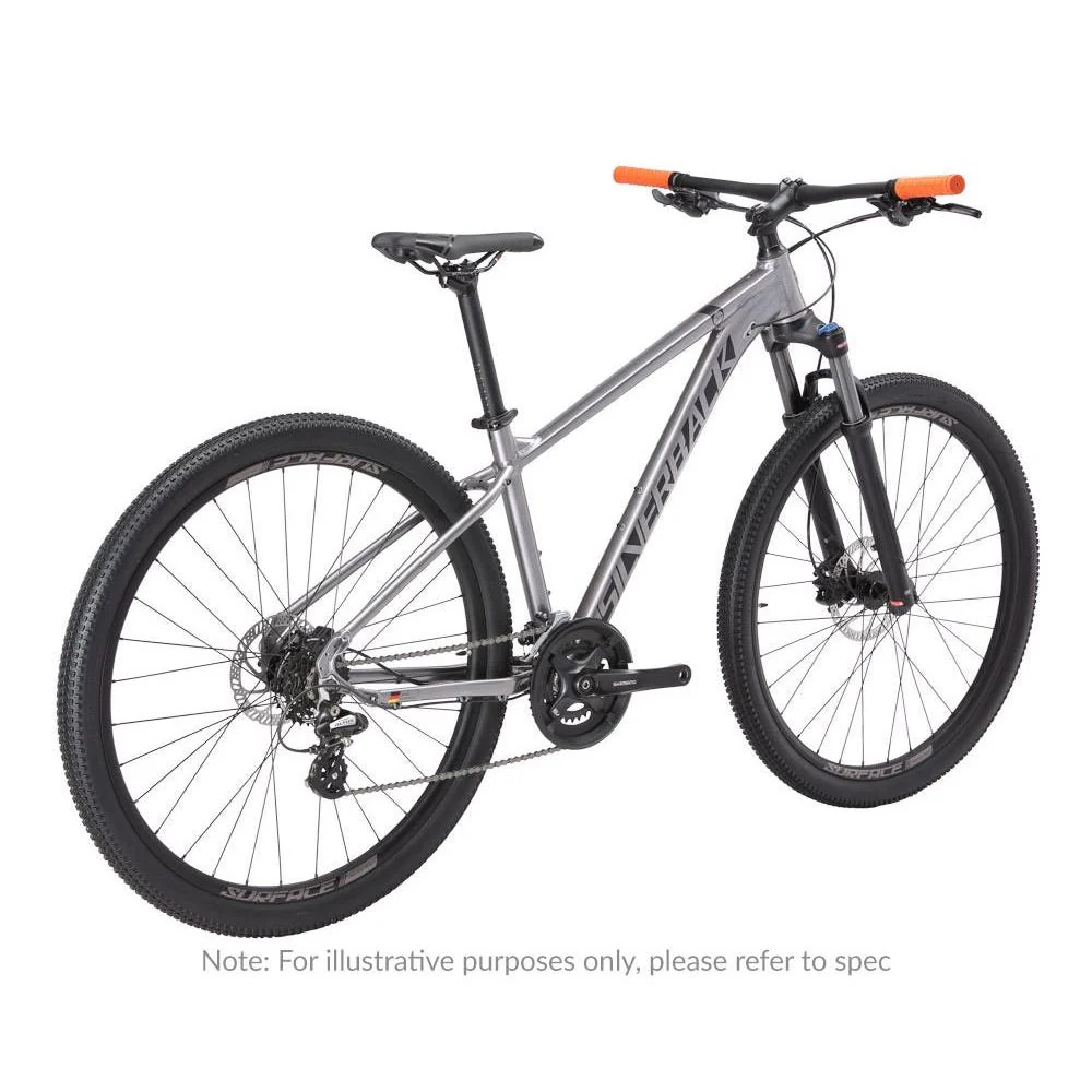 Silverback Stride HD 29'' Hardtail Mountain Bike Moondust Black - Image 3