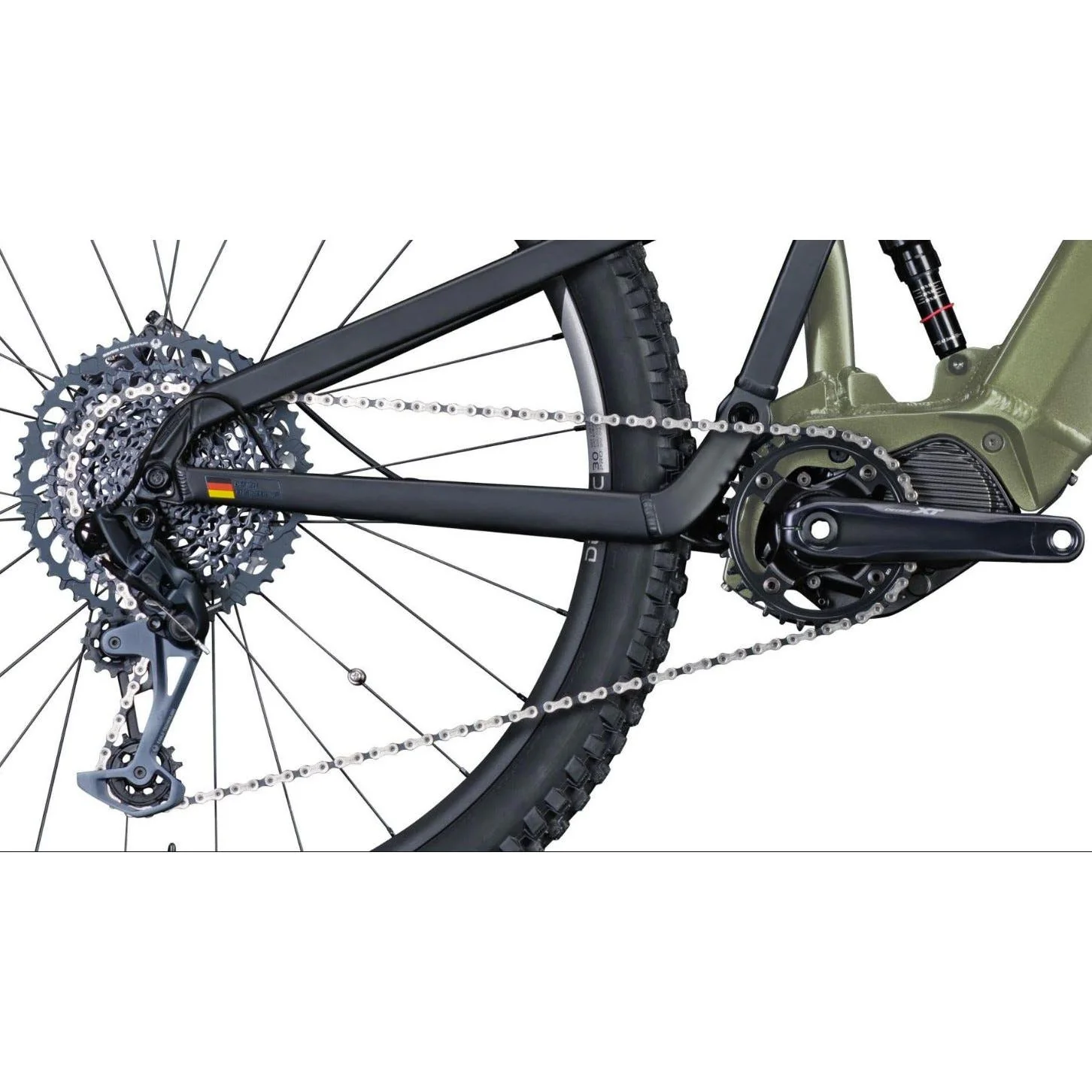 Silverback S-Electro AL2 Elite Electric Mountain Bike Khaki Green/Black - Image 6