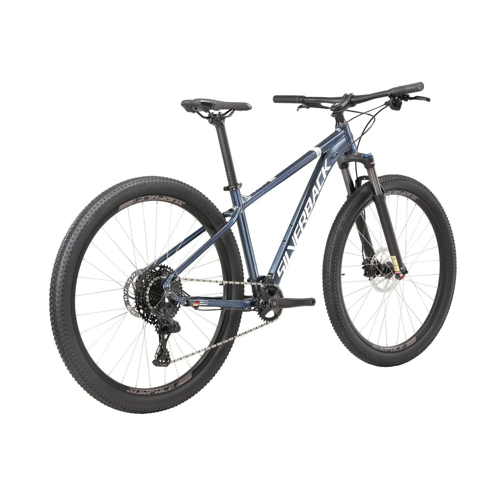 Silverback Stride Deluxe MS Hardtail Mountain Bike Metallic Blue - Image 3