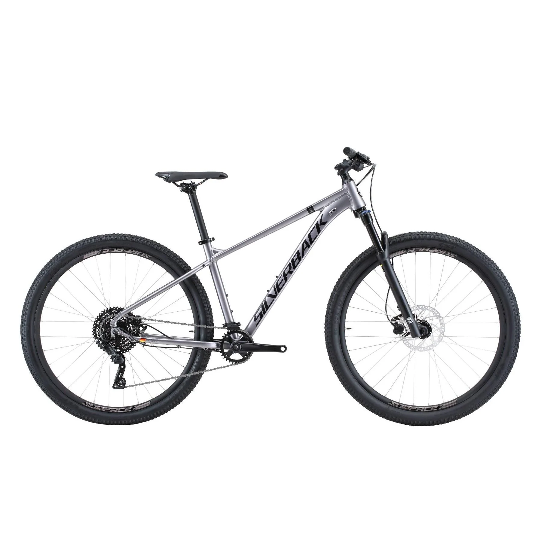 Silverback Stride Comp Hardtail Mountain Bike 29'' Satin Metallic Grey
