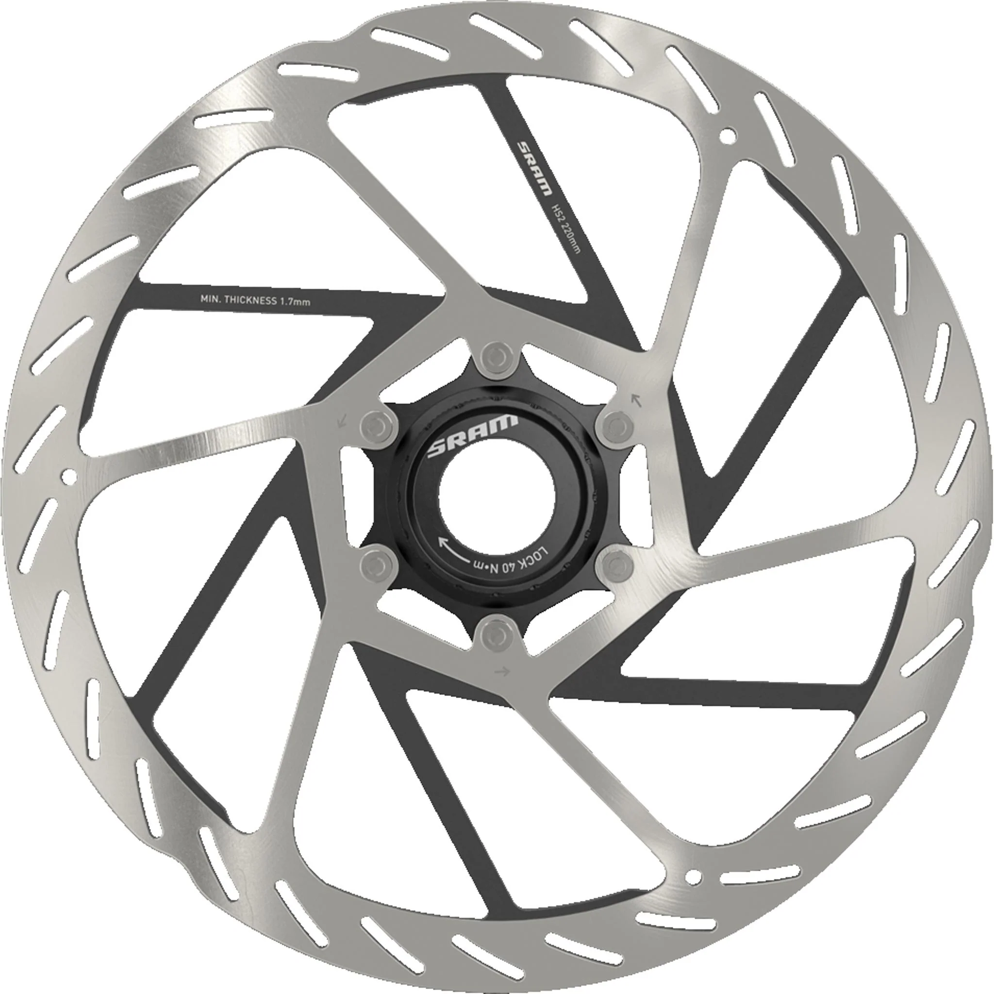 SRAM HS2 Disc Brake Rotor 220mm 6-Bolt
