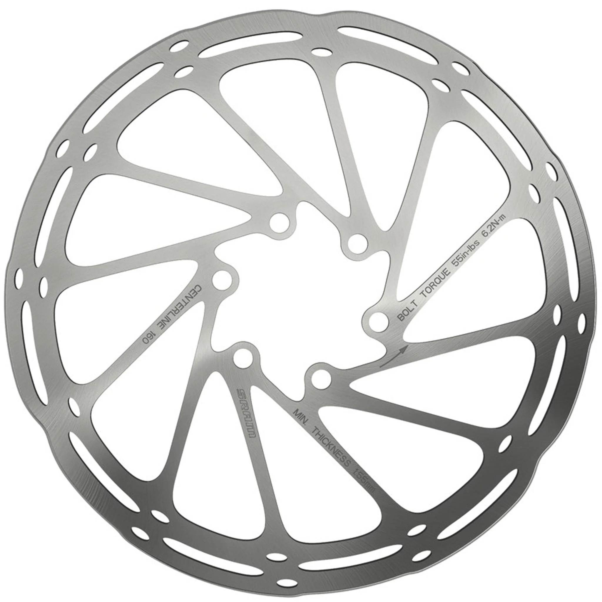 SRAM CenterLine Disc Brake Rotor 220mm 6-Bolt