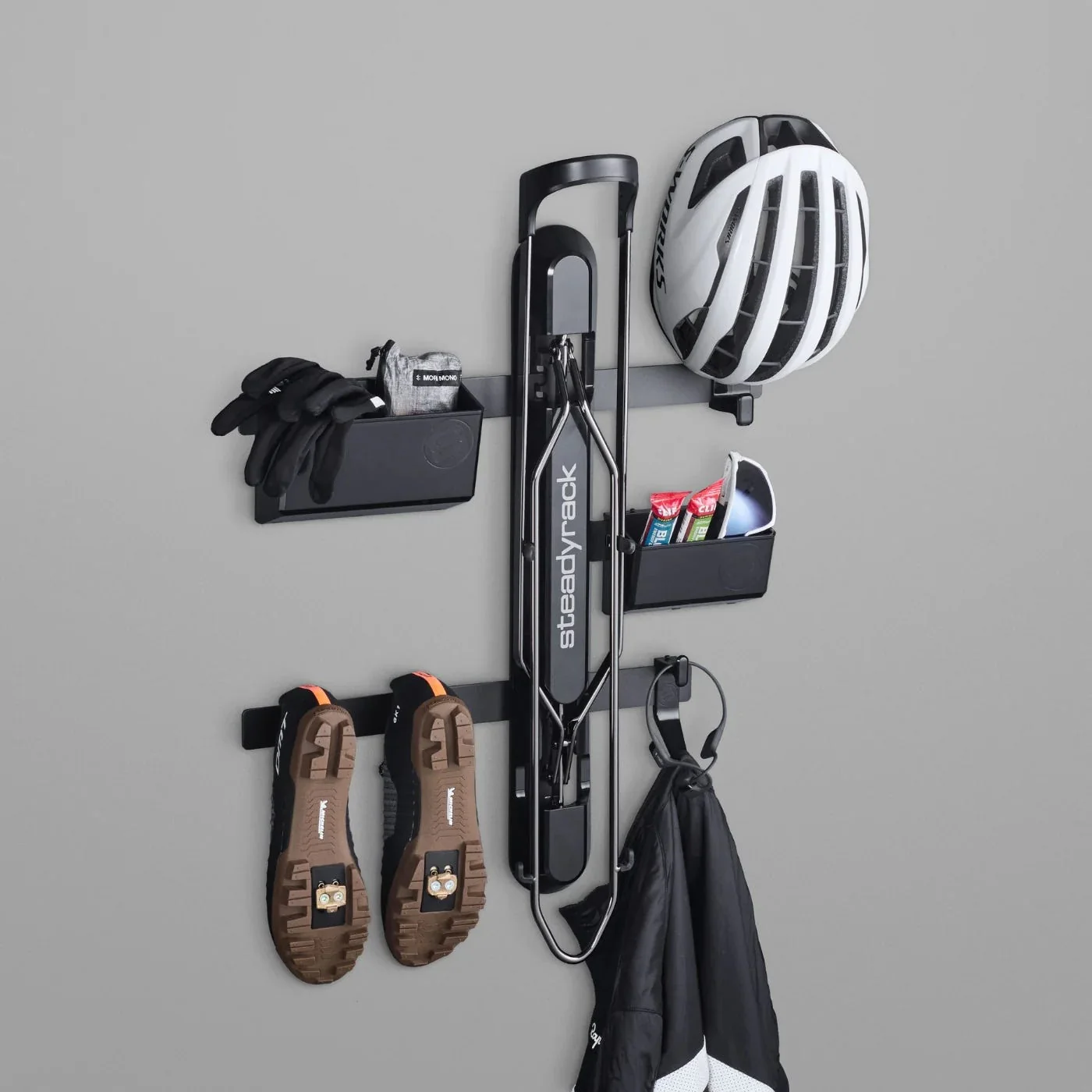 Steadyrack GearMate Bundle - Bike Gear Storage System (Spine not included) - Image 2