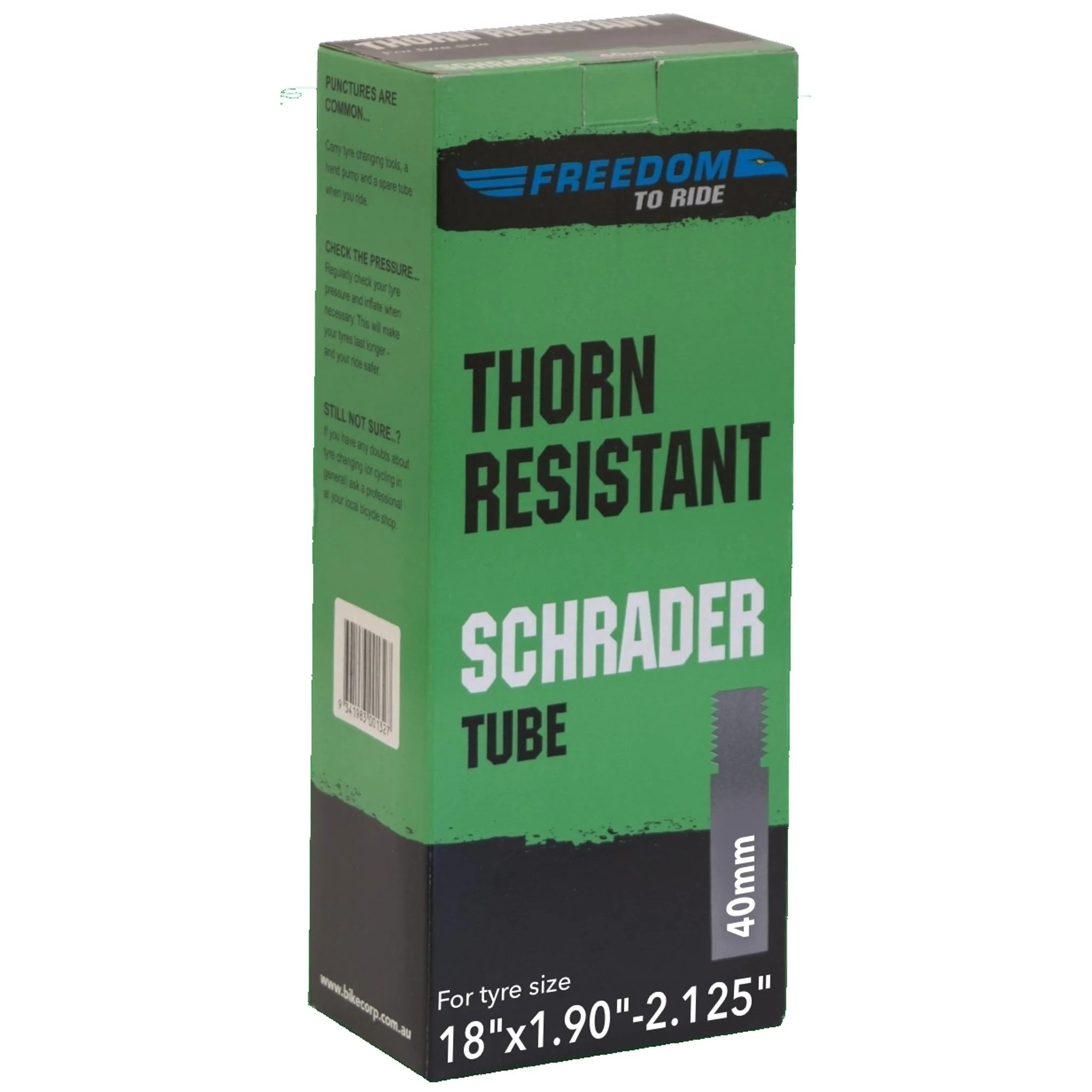 Tioga Thorn-Resistant Schrader Valve Tube 18x1.90-2.125'' 40mm