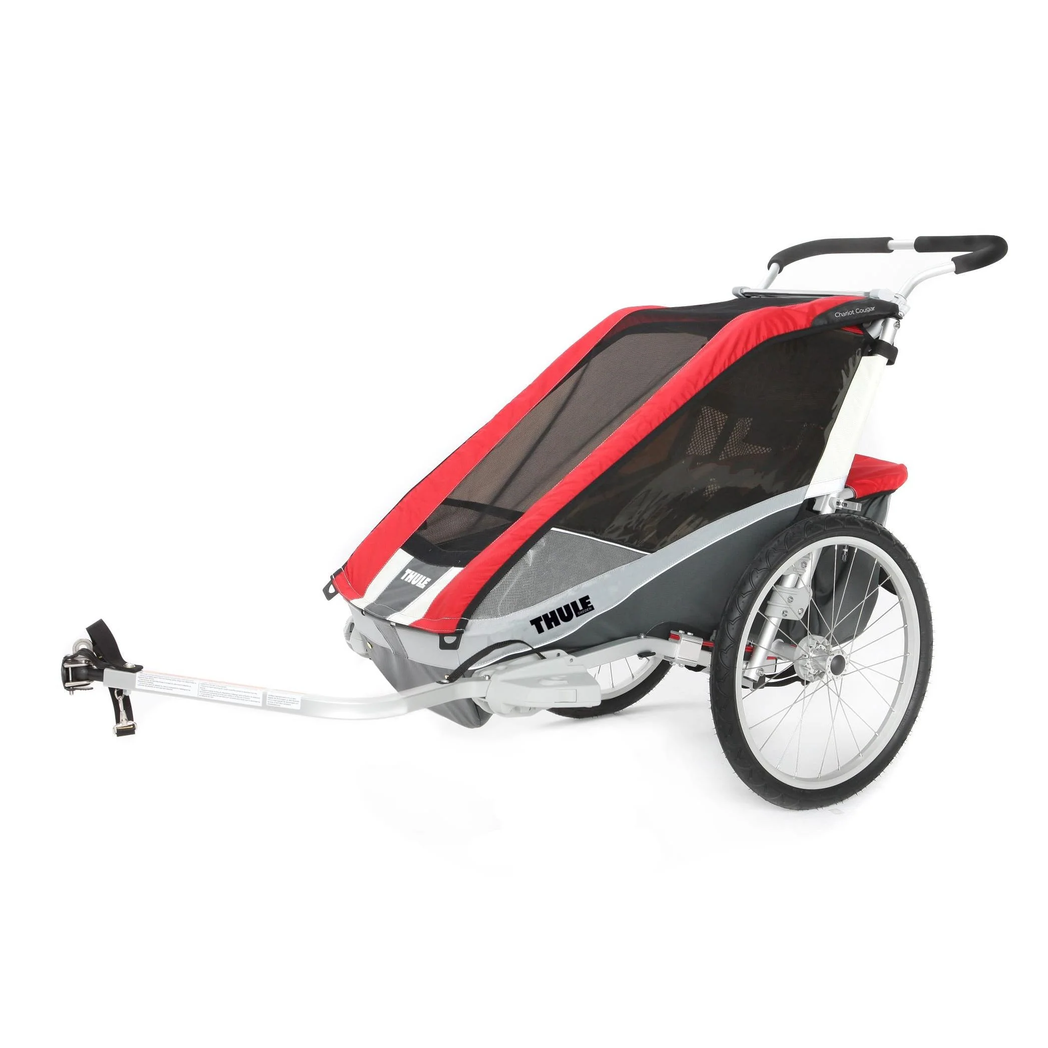 Thule Chariot Cougar 1 Bike Trailer (Red)