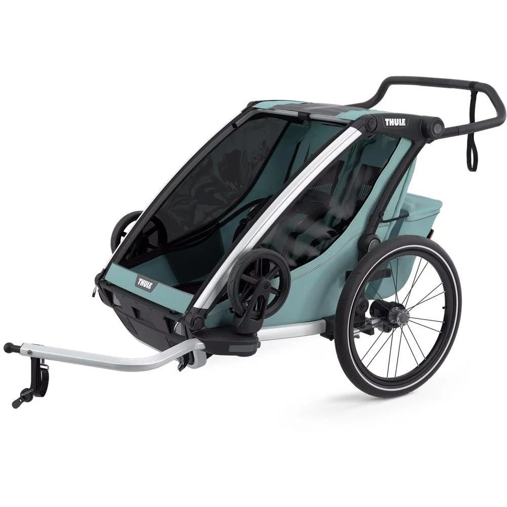 Thule Chariot Cross Double Child Trailer Alaska Blue - Two Child - Image 3