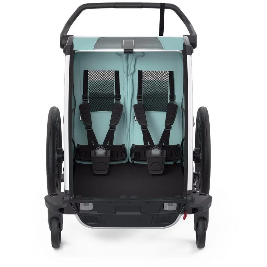 Thule Chariot Cross Double Child Trailer Alaska Blue - Two Child - Image 4