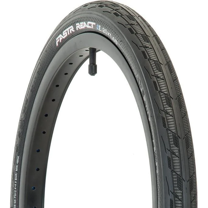 Tioga Fastr React S-Spec Folding BMX Tyre 20 x 1.60'' Black