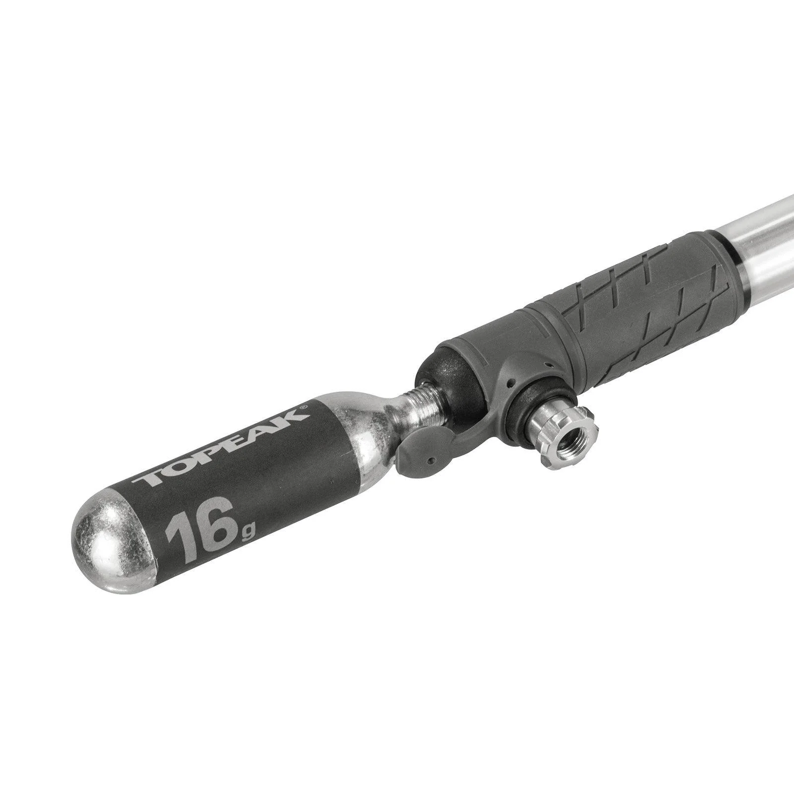 Topeak Hybridrocket HP Hand Pump and CO2 Inflator Silver - Image 3