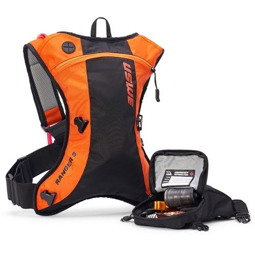 USWE 20 Ranger 3 Hydration Pack 2.0L Orange/Black - Image 4
