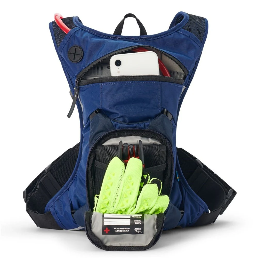 USWE 21 Raw 3 Hydration Pack 2.0L Factory Blue - Image 3