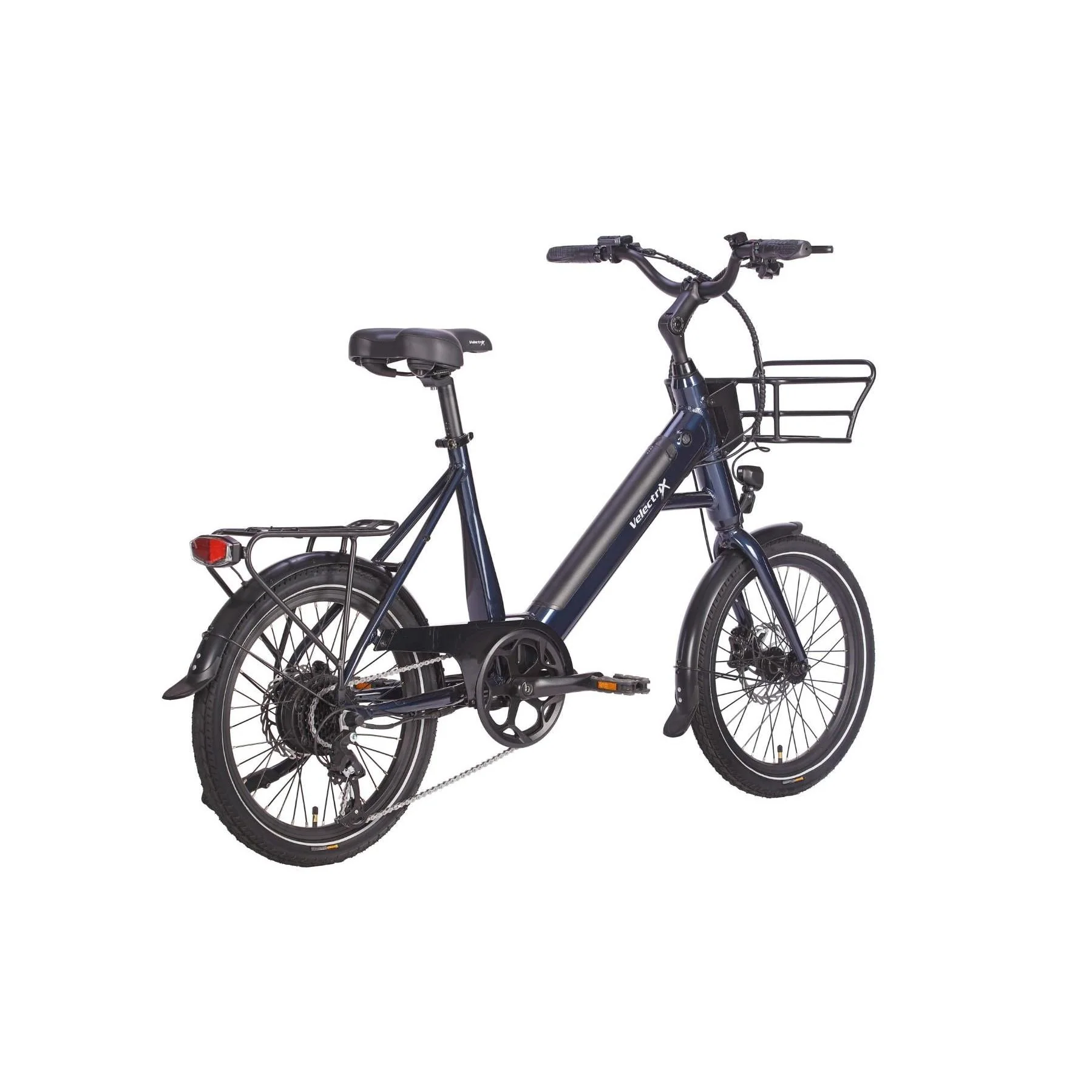 VelectriX Compact Electric Bike Blue - Image 3