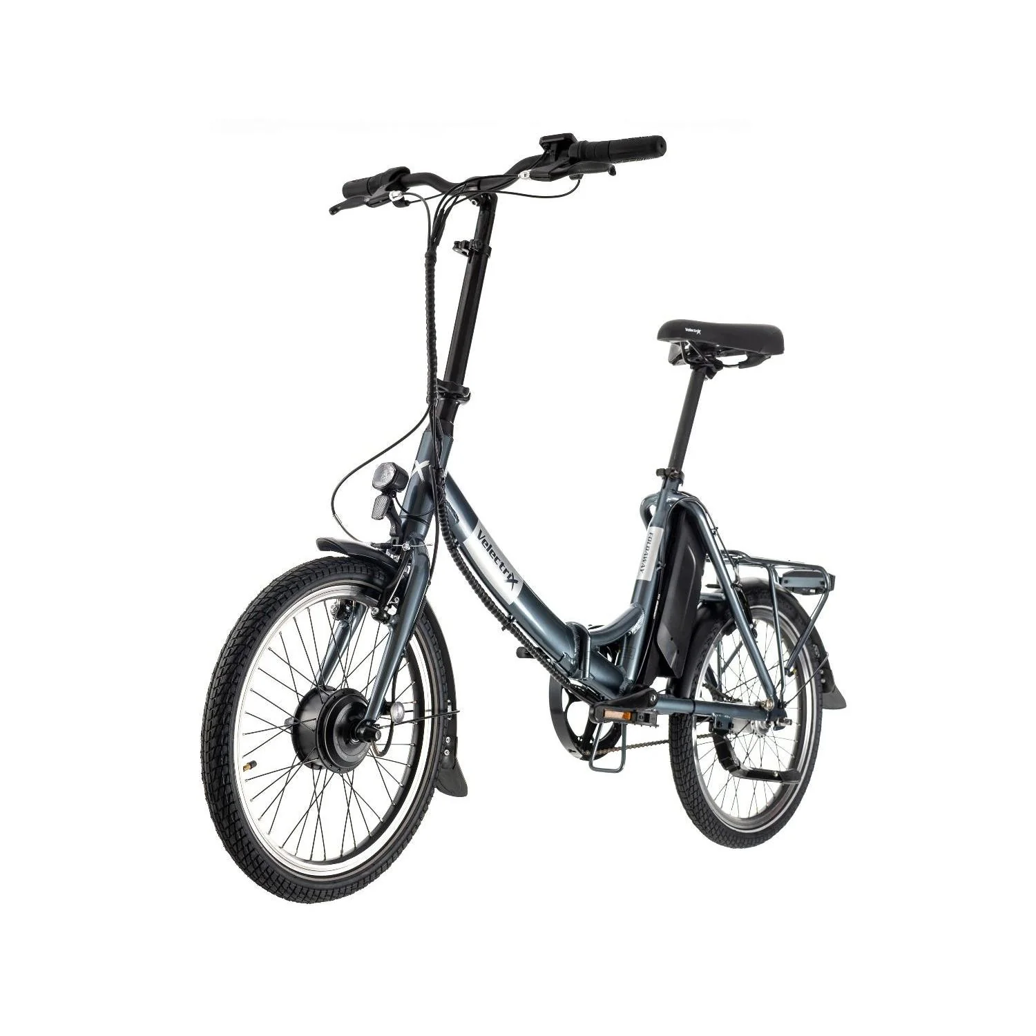 VelectriX Foldaway Electric Folding Bike Grey - Image 3